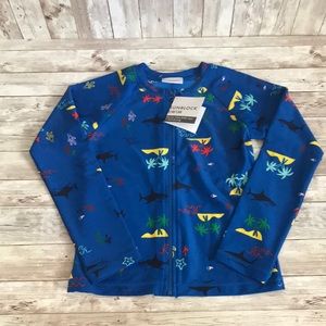 Hanna Andersson Swim - NWT Hanna Andersson blue rash guard Hanna Andersson Swim - NWT Hanna Andersson blue rash guard